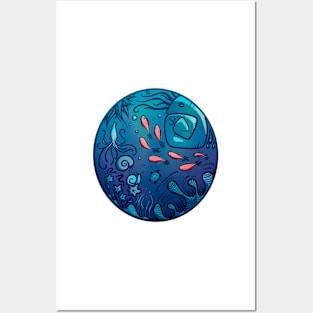 Marine Life II Posters and Art